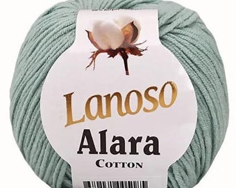 Lanoso Alara 50gr. organic cotton knitting yarn,natural cotton yarn,knitting yarn,organic baby yarn,amigurumi toys yarn