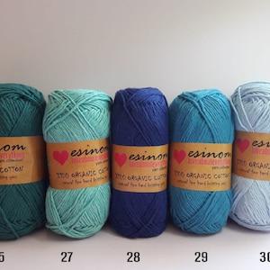 12 organic cotton Yarn,100 gr-200 mt, organic cotton knitting yarn, natural cotton yarn,knitting yarn,organic baby yarn, amigurumi toys yarn
