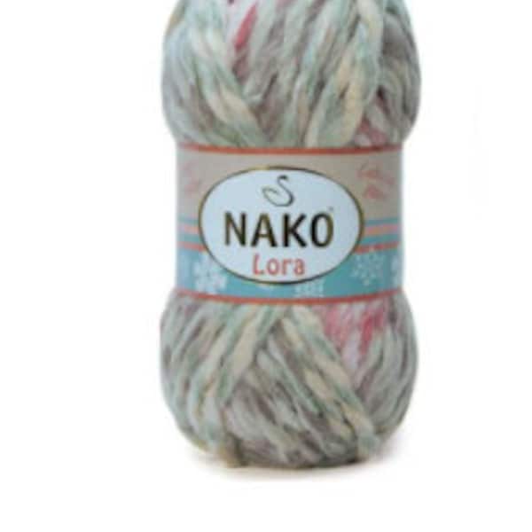 Nako Yarn, Nako LORA Yarn, Chunky Yarn, Turkish Yarn, Turkish Wool Yarn, Nako Wool Yarn, Winter Yarn, Autumn Yarn, Bulky Yarn, Chunky Knit