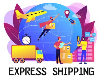 Express Shipping Upgrade, DHL/UPS/FedEx, 7-9 Day Delivery