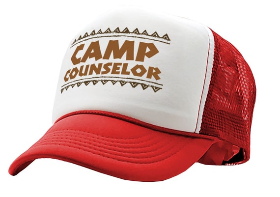 Camp Counselor - Retro Vintage Style Trucker Cap Hat