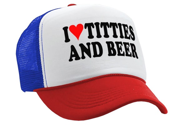 I Heart Titties and Beer Retro Vintage 