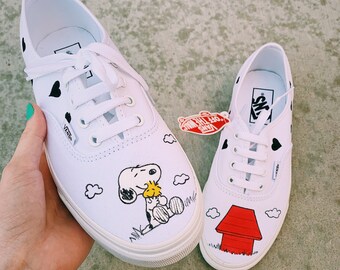 low top snoopy vans