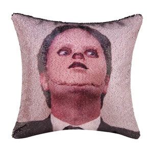 DWIGHT SCHRUTE The Mask The Office Fan Sequin Pillowcase image 7