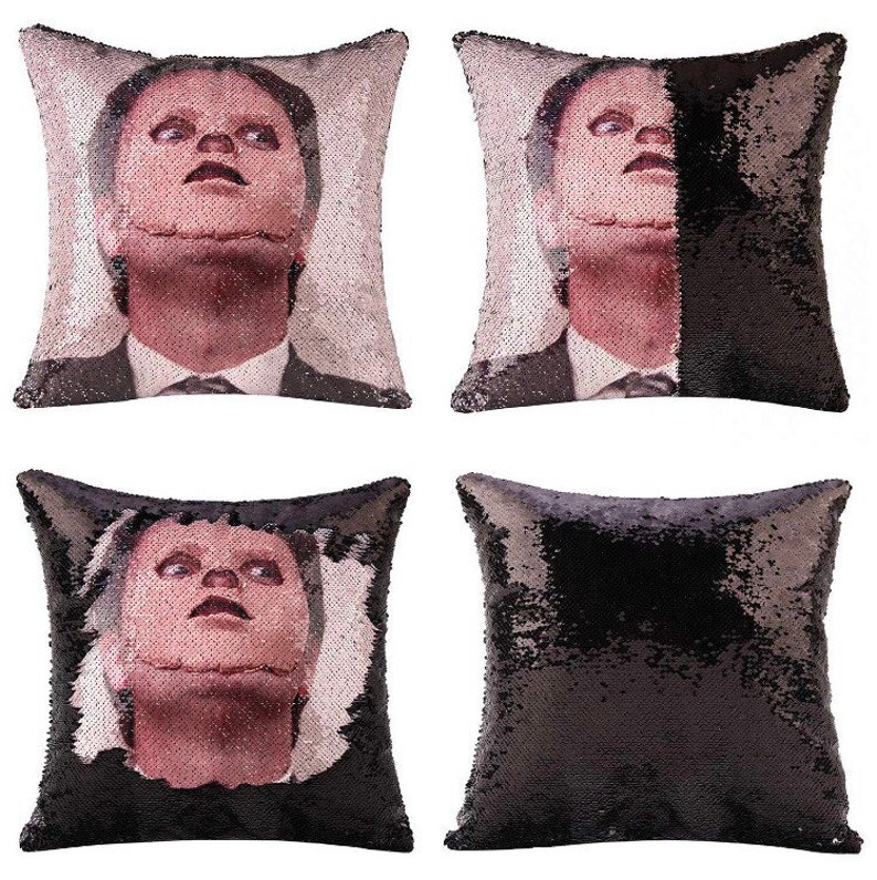 DWIGHT SCHRUTE The Mask The Office Fan Sequin Pillowcase image 4