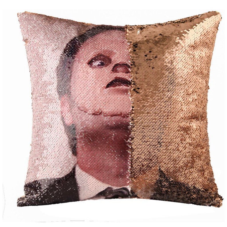 DWIGHT SCHRUTE The Mask The Office Fan Sequin Pillowcase image 5