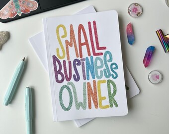 Mandala small business owner notebook - small