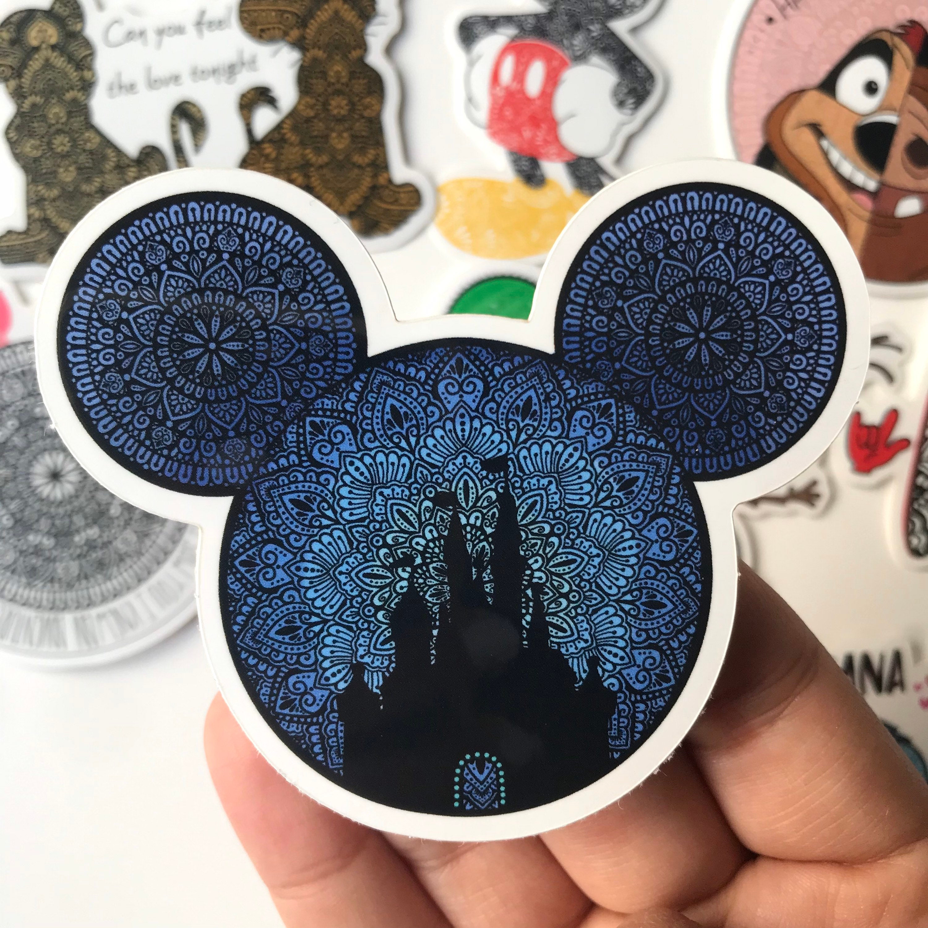 Disney Character Stickers Pack Waterproof Stickers Disney Stickers