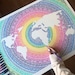 World Map Mandala Drawing Print Wall Decor World Map - Etsy