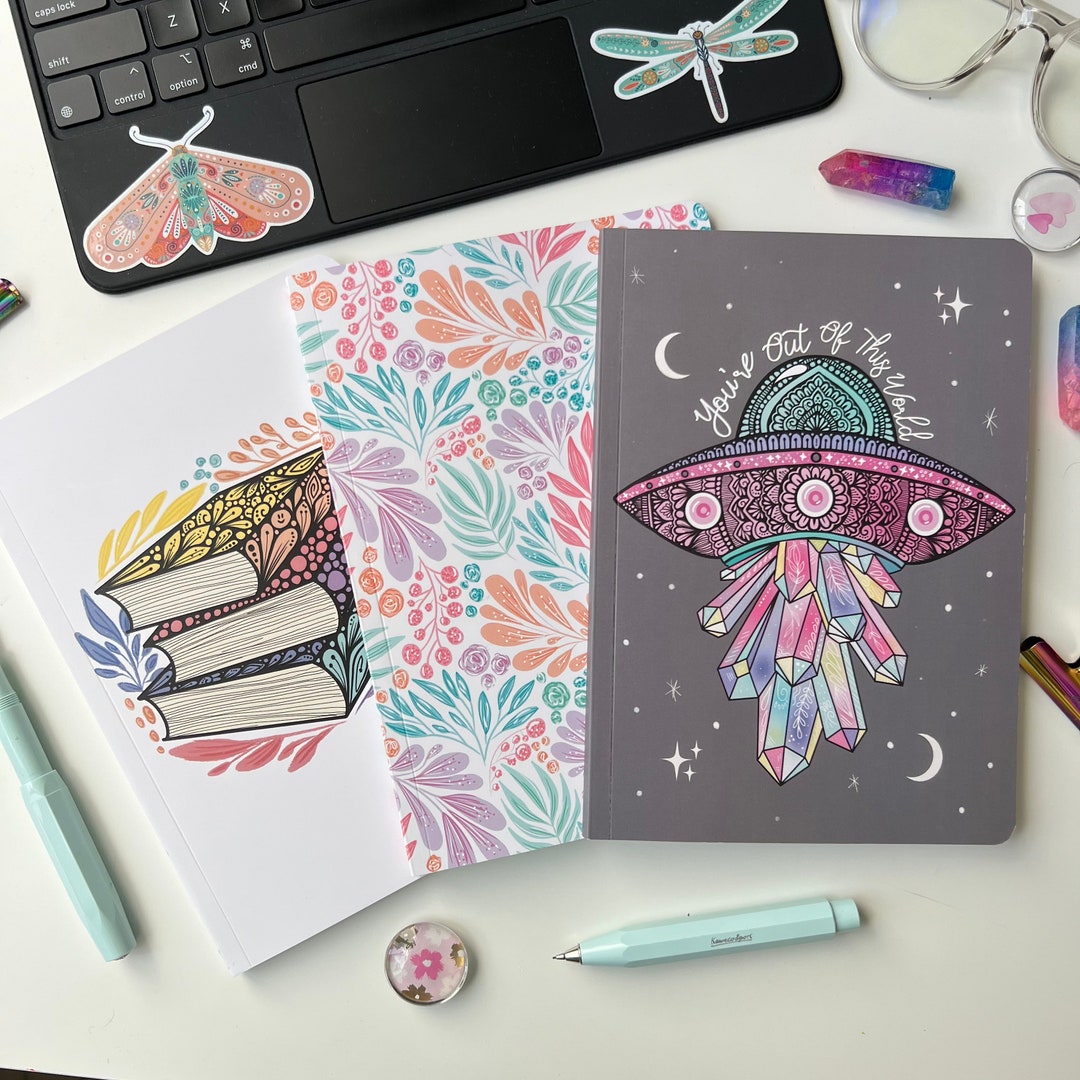 Notebook Set of 3 (of Your Choice ) - Etsy