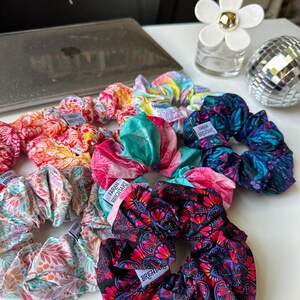 FBA scrunchies set of 3 - 100% cotton scrunchies