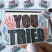 You Tried Zentangle Stickers Waterproof Stickers Zentangle Stickers ...
