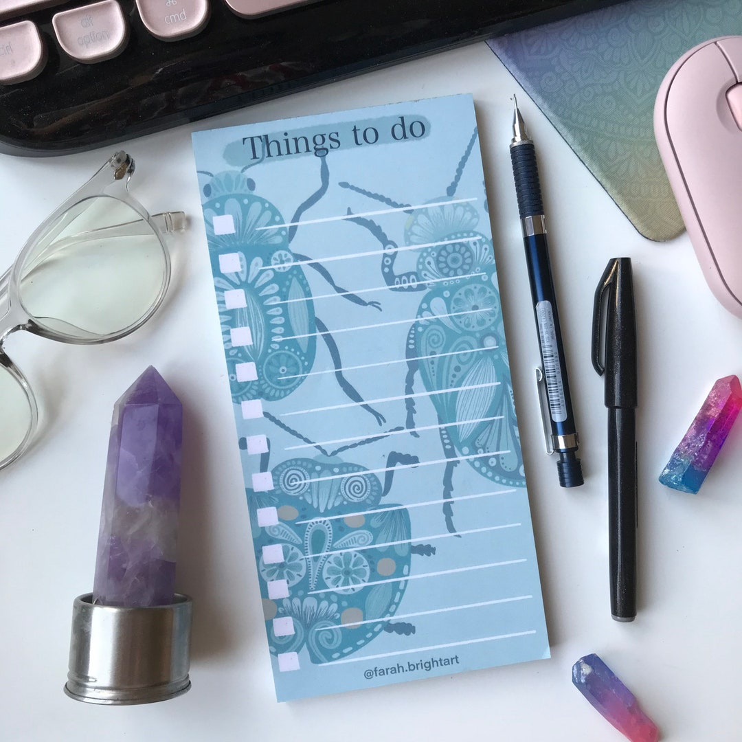 Notepad Random Things Bugs Things to Do Notepad 50 Sheet - Etsy