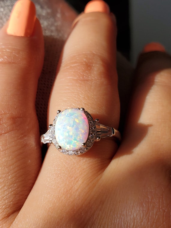 Gold Opal Ring