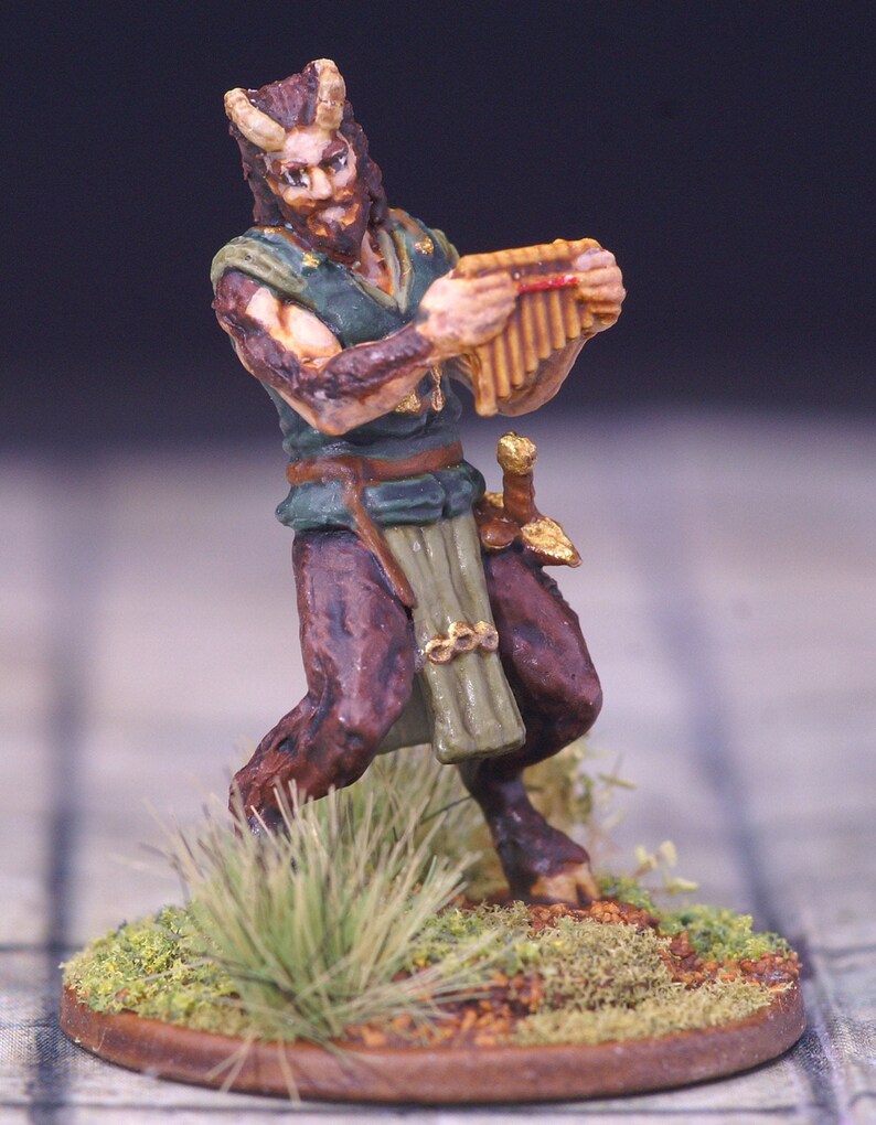 Male Satyr mini for dnd | Etsy