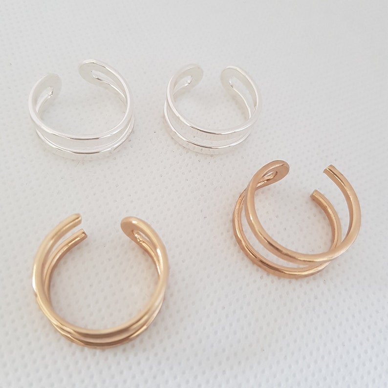 Statement ring double ring adjustable ring stacked ring