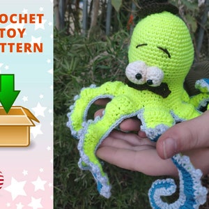 Amigurumi Crochet Pattern  Octopus Sea animals toy
