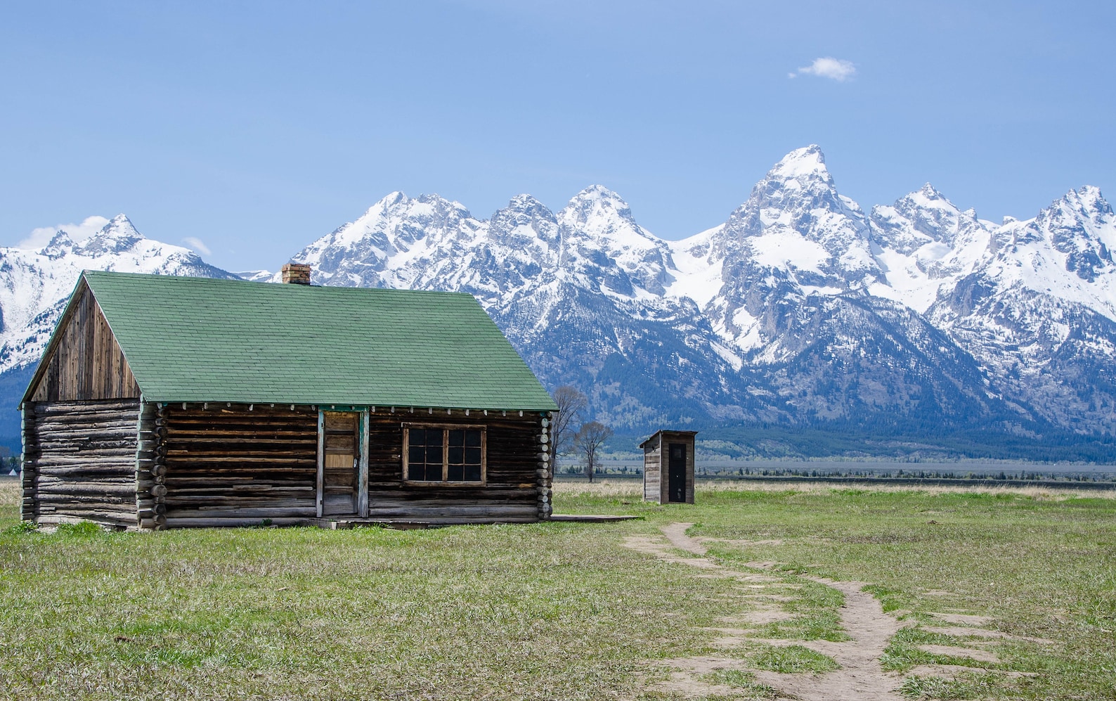 Mountain Cabin Grand Teton National Park Large Format Digital Etsy