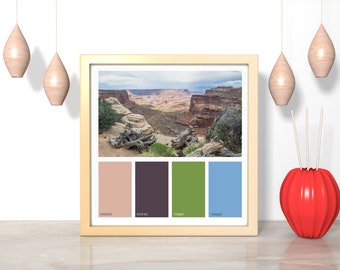 Canyonlands Color Palette Photo Print Wall Art