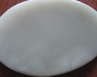 Large Oval Onyx Base, Superbly hand polished genuine natural translucent unique onyx display plinth, genuine onyx