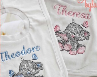 custom baby bibs embroidered