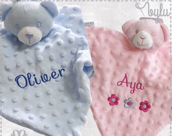 personalised baby comfort blanket