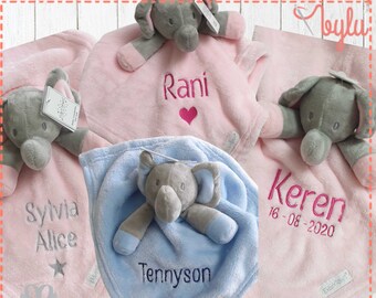personalised baby comfort blanket