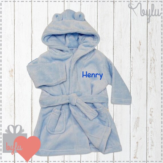 Personalised Baby Dressing Gown Baby Bath Robe. Etsy