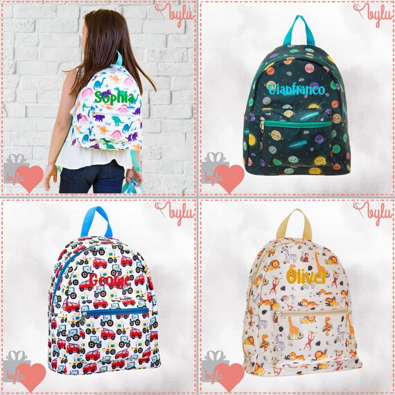 personalised kids back pack