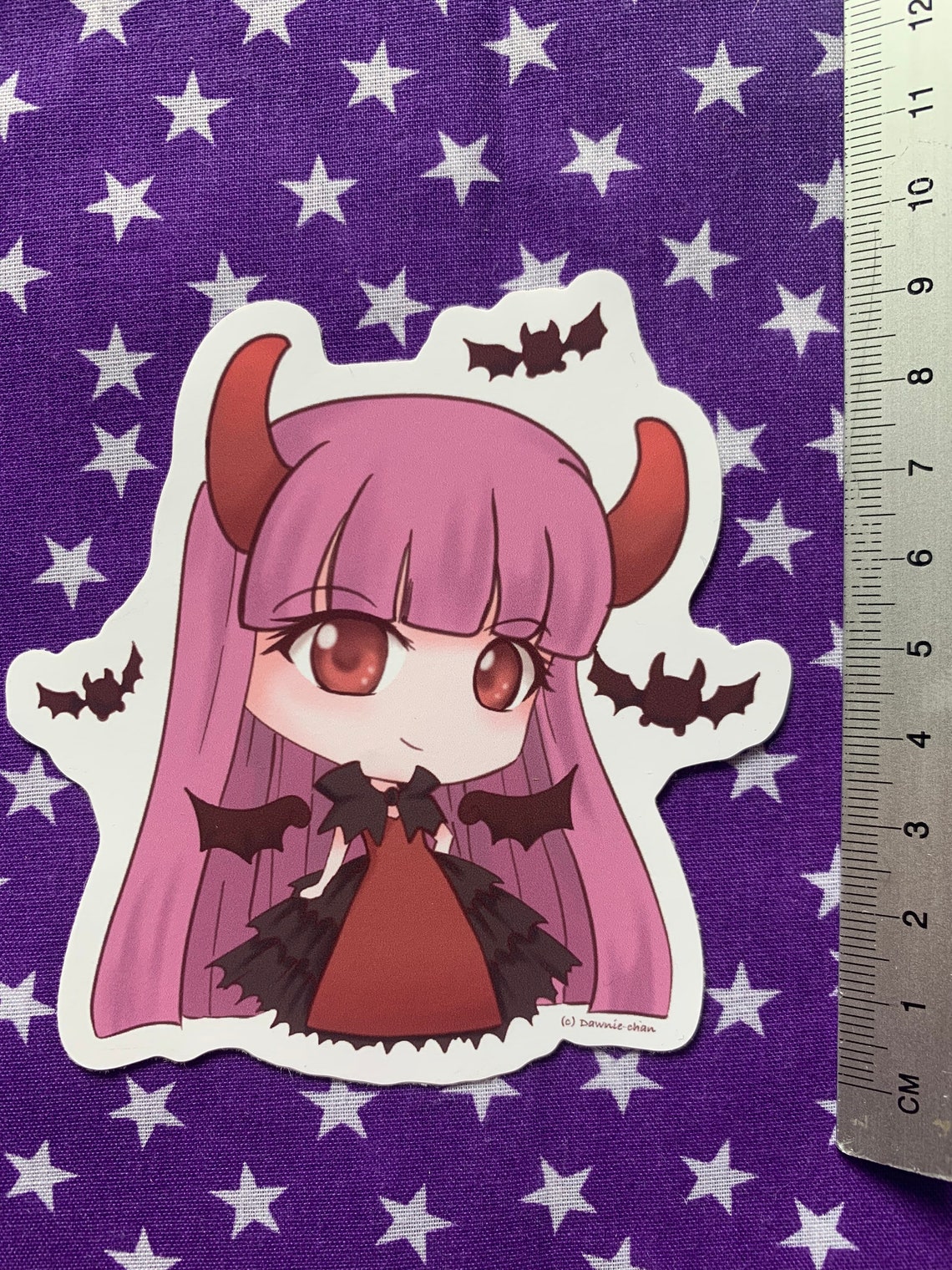 Kawaii Chibi girl stickers 10cm Etsy