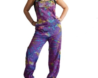 tie dye overalls