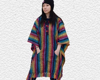 baja rasta poncho