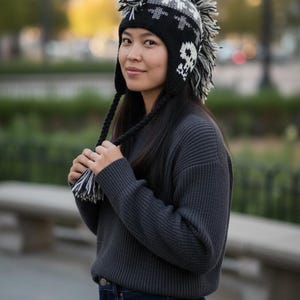 Handmade Bone Skull Mohawk Hat – Unique Artisan Festival Hat from Nepal – Multiple Colors Available