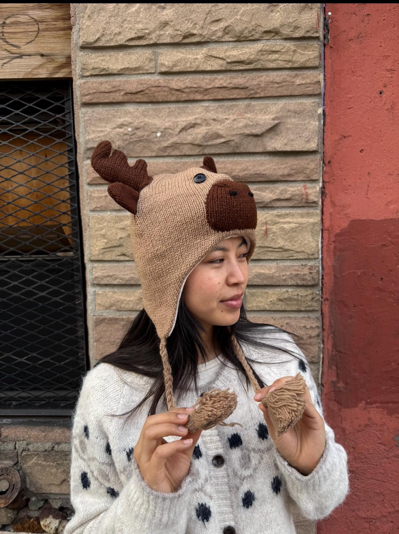 Bonnet hiver femme chaud avec doublure polaire - La Maison de l'Alpaga