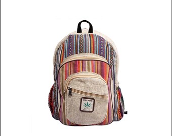hemp backpack purse