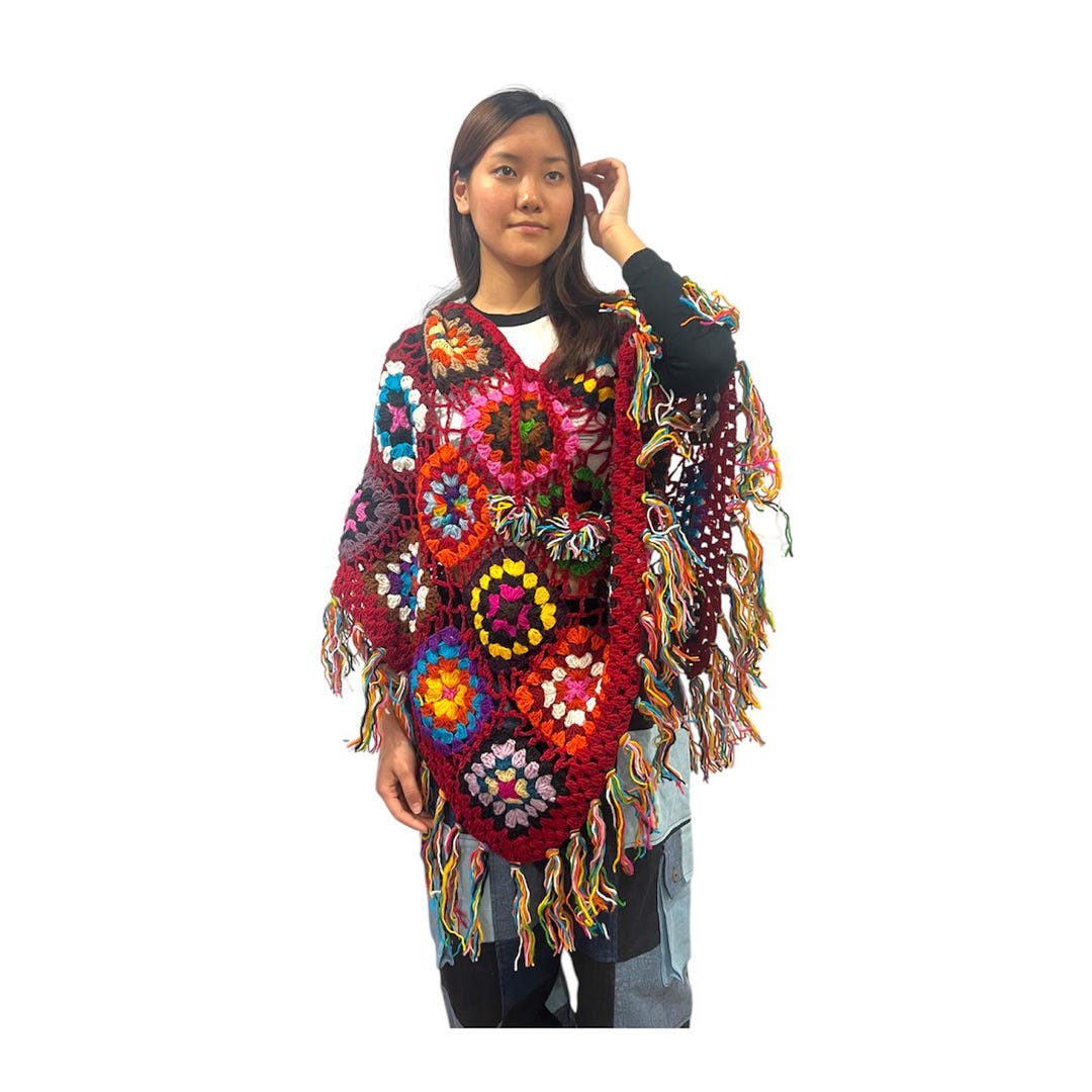 Andes Tie Dyed Poncho