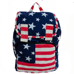 FANTAZIO Backpack American USA Rainbow Flag Travel Bag FANTAZIO Backpack American USA Rainbow Flag Travel Bag