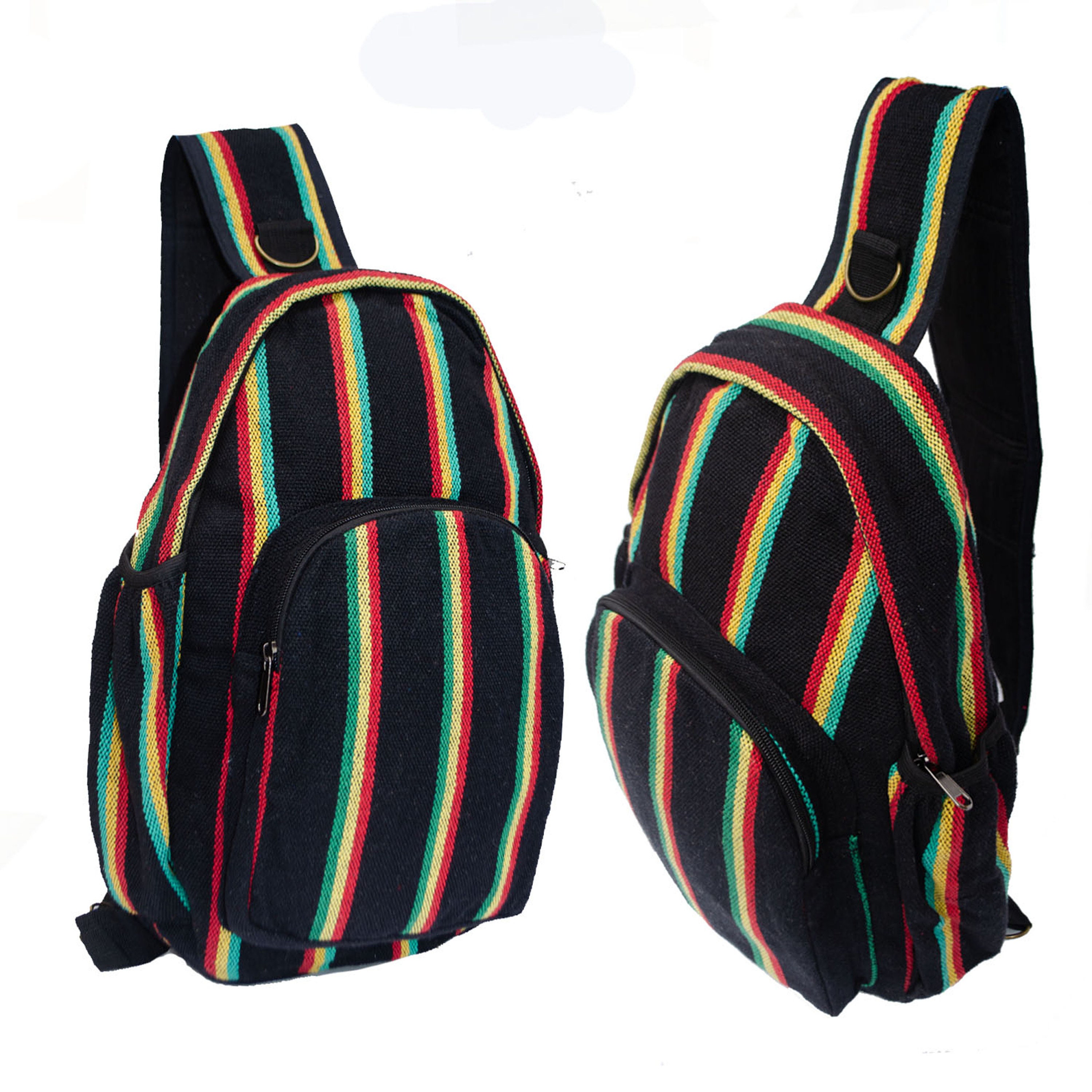 Handmade Rasta Backpack Rucksack Guitar Backpack Hippie Boho Etsy