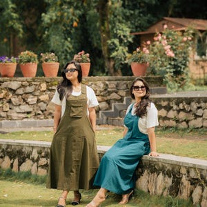 olive green dungaree dress Green Dungaree Dress