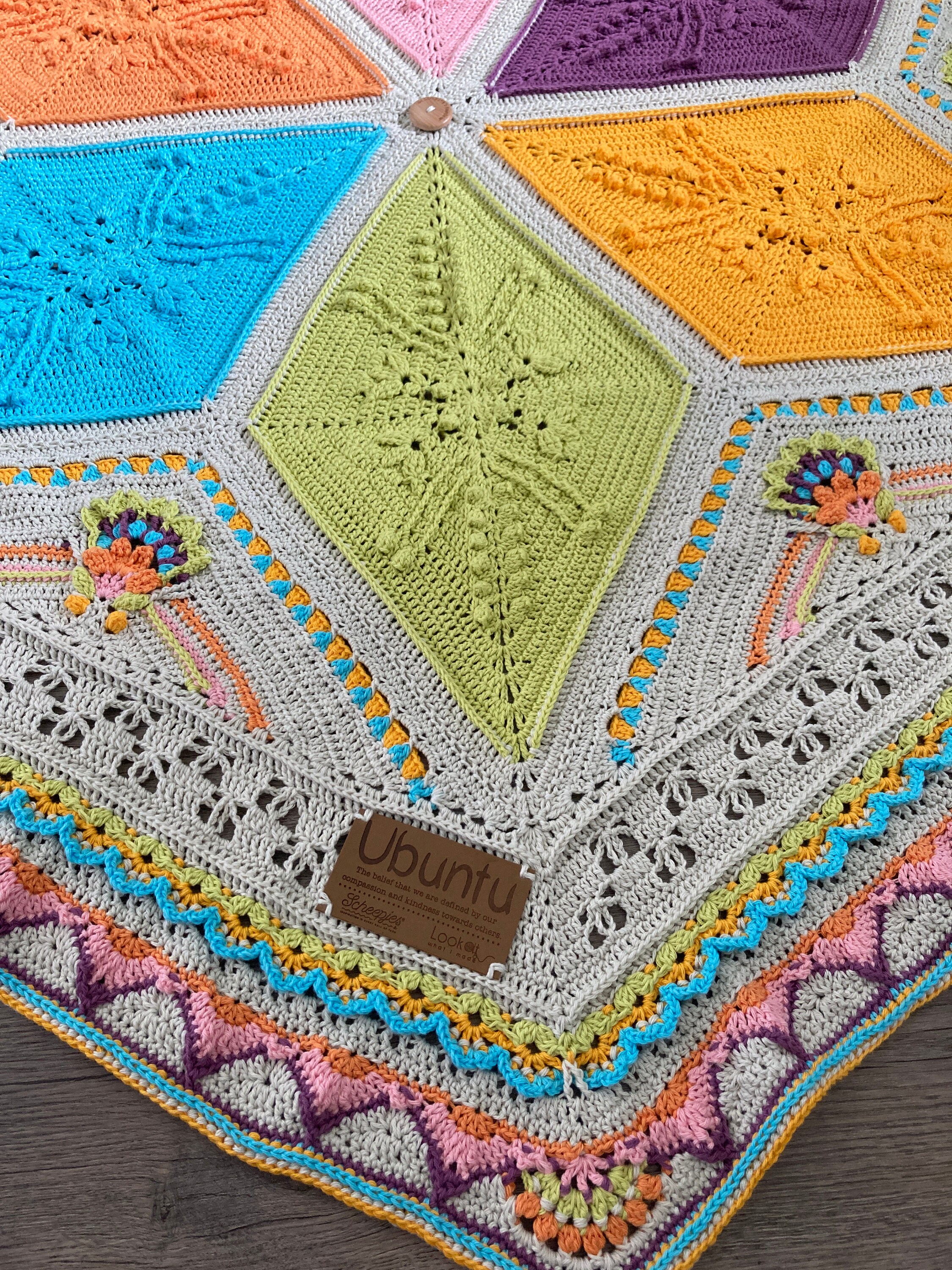 Ubuntu Handmade crochet blanket using Scheepjes yarn Etsy
