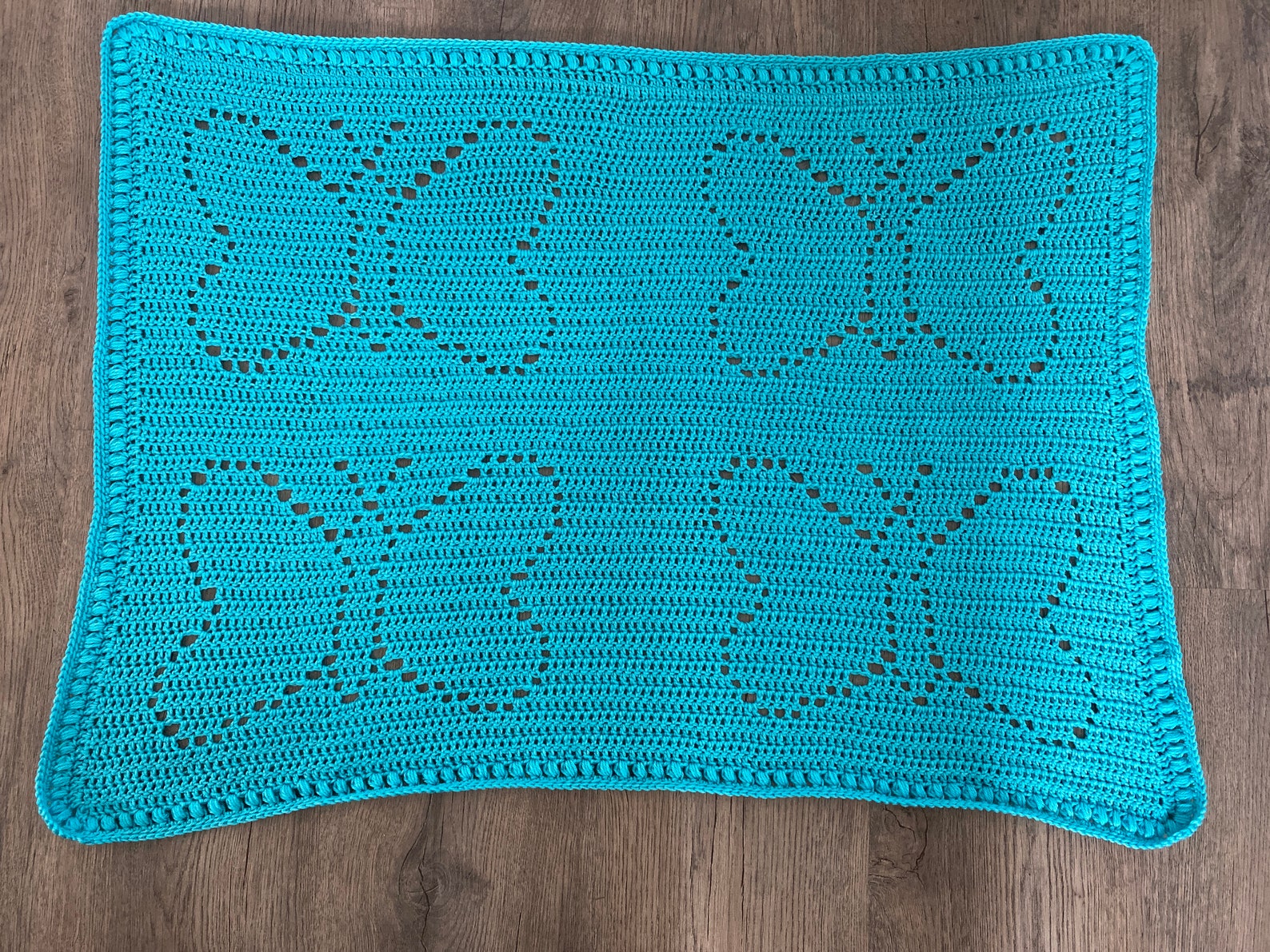 Butterfly Filet Crochet Pattern blanket afghan baby Etsy France