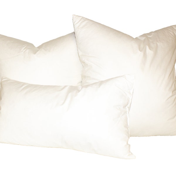 Down Pillow Insert Etsy