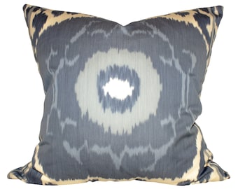 Schumacher Samarkand Ikat II Pillow