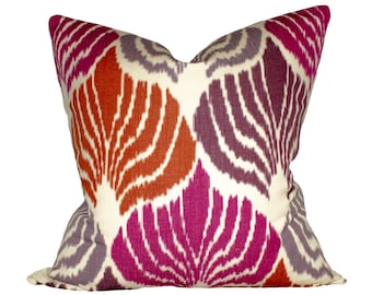 Schumacher Kimono Ikat Pillow