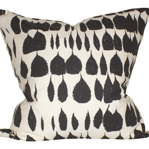 Garden of Persia Charcoal Pillow Cover Schumacher Pillow Etsy