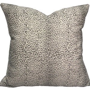 Schumacher Mini Leopard Pillow Cover