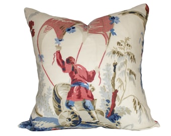 Schumacher Plaisirs De La Chine Pillow Cover