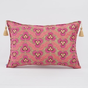 Fabric Pillow 16x24, Fabric Pillow, Pink Tiger Eyes Pattern Fabric Pillow, Turkish Pillow,Velvet Pillow, Turkish Pillow, Decorative pillow