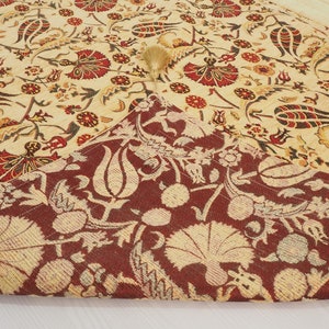 Estilo turco otomano Beige Twin & Single Size 66x46 Mantas | Etsy