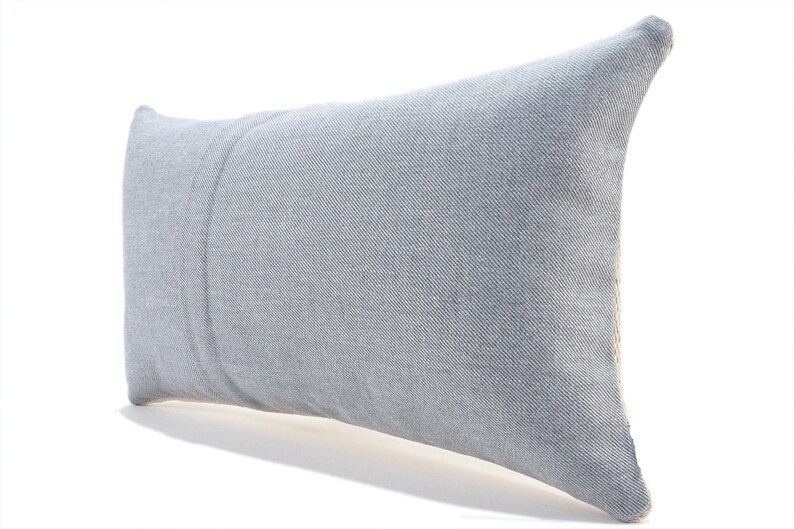 old pillow ID- 658 Carpet Pillow Carpet Rug Pillow 12x20 turkish rug pillow,handmade pillow,boho pillow,vintage pillow wool pillow